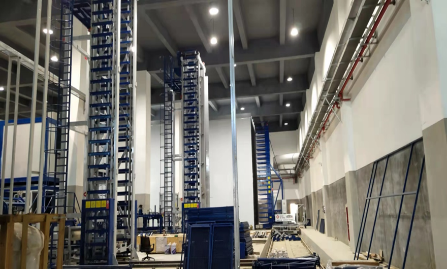 项目现场|K8凯发股份ZN1200S全自动砌块成型机生产线于华东已经进入安装阶段