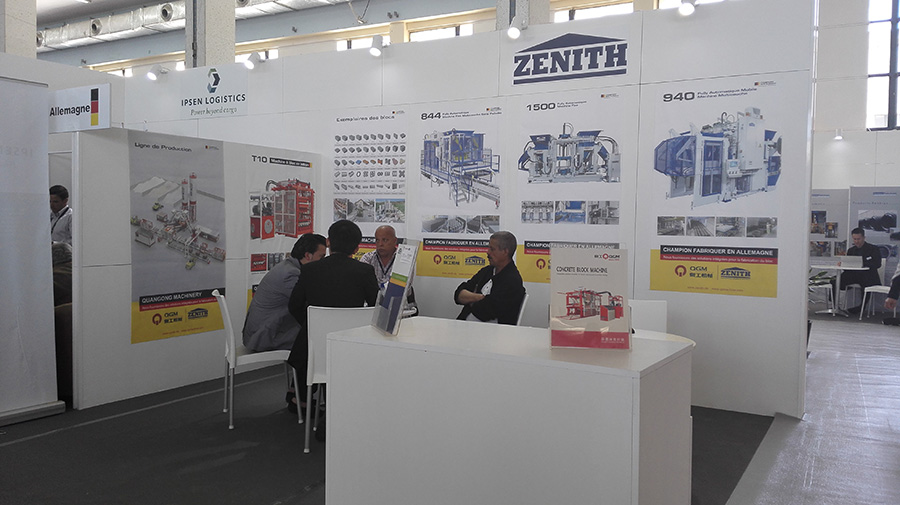 K8凯发德国策尼特亮相阿尔及利亚建筑机械展