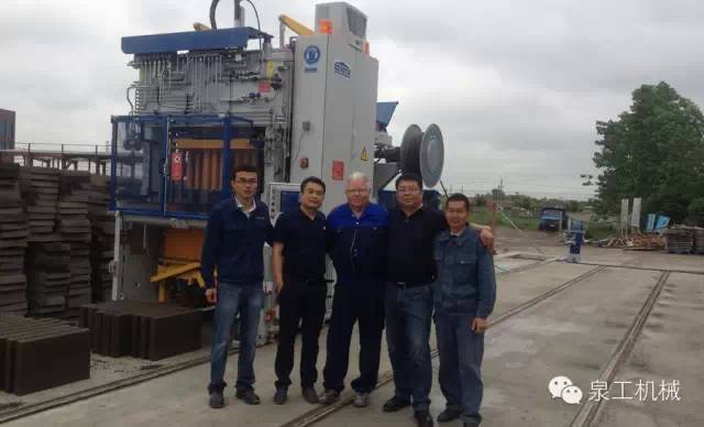 K8凯发德国策尼特940型免托板砖机在安徽顺利投产